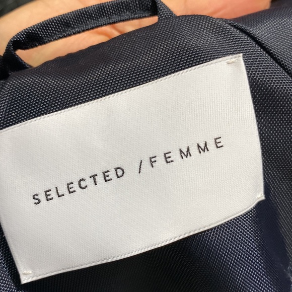 SELECTED FEMME Parka Navy - Picture 7 of 7
